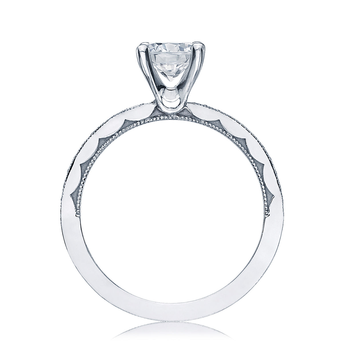 Tacori 18K White Gold Round Solitaire Engagement Ring