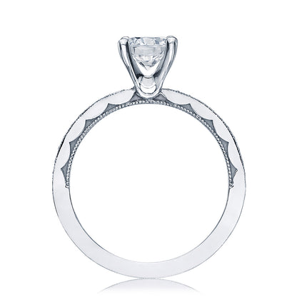 Tacori 18K White Gold Round Solitaire Engagement Ring