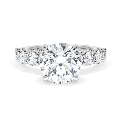 Tacori Platinum & 18K Gold Round Solitaire Engagement Ring