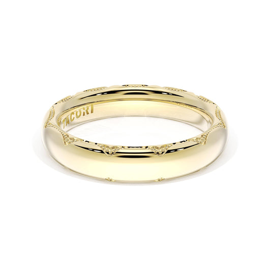 Tacori High Polish Wedding Band in 18K Yellow Gold