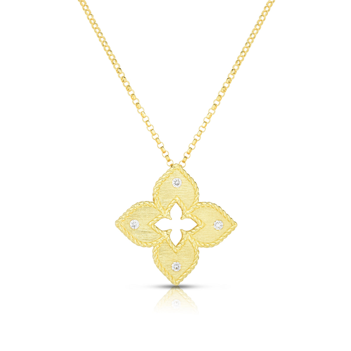 Roberto Coin 18k Diamond Petite Venetian Princess Necklace
