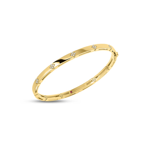 Roberto Coin 18k Diamond Love In Verona Bangle