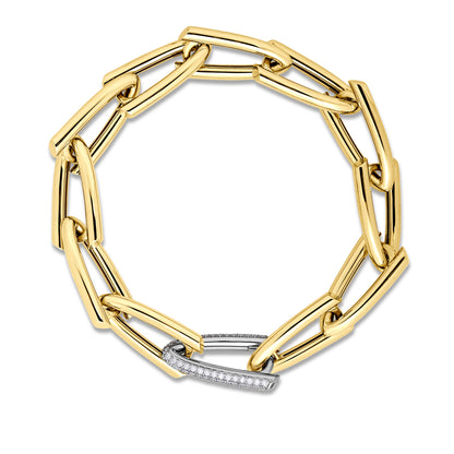 Roberto Coin 18k Diamond Chain Link Bracelet