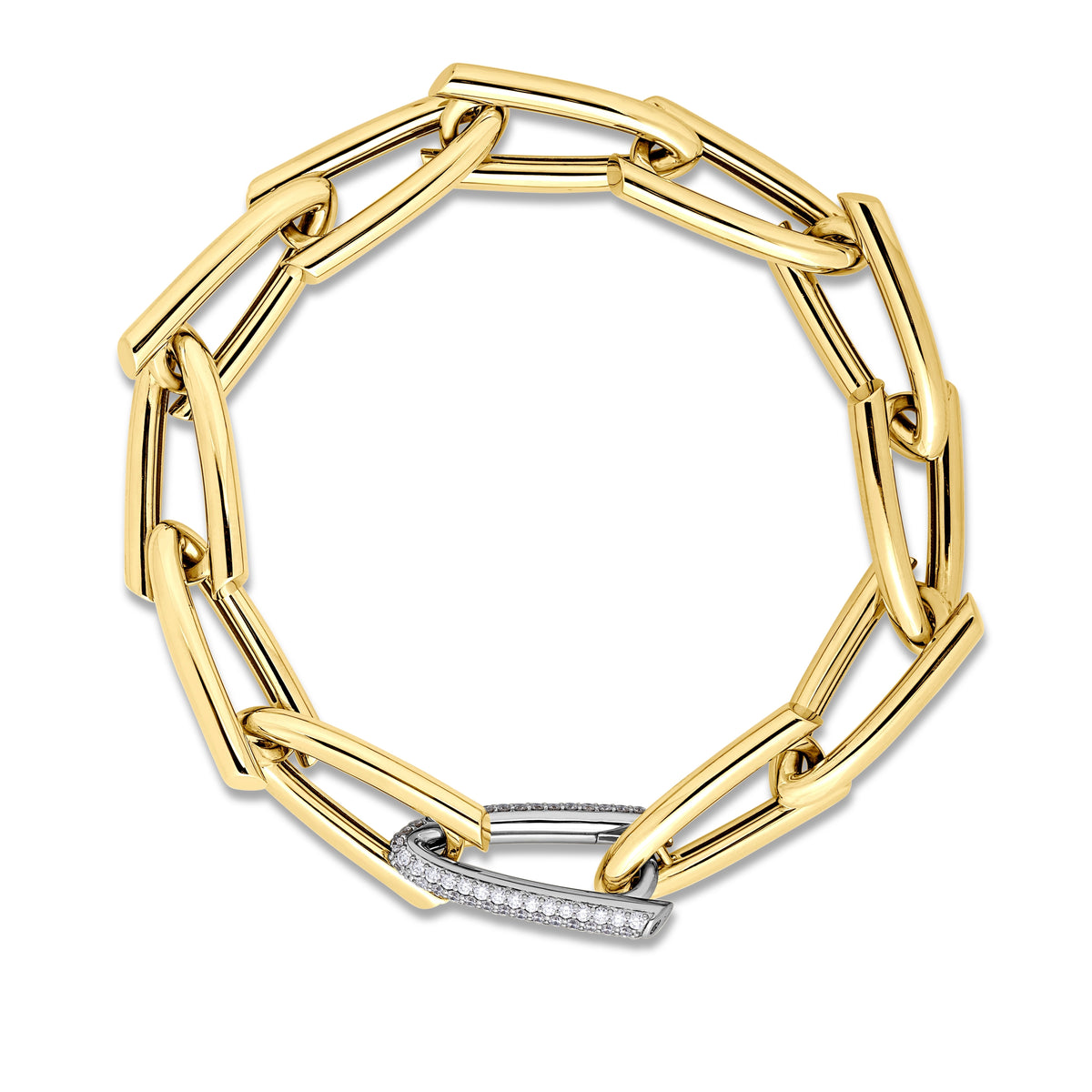Roberto Coin 18k Diamond Chain Link Bracelet