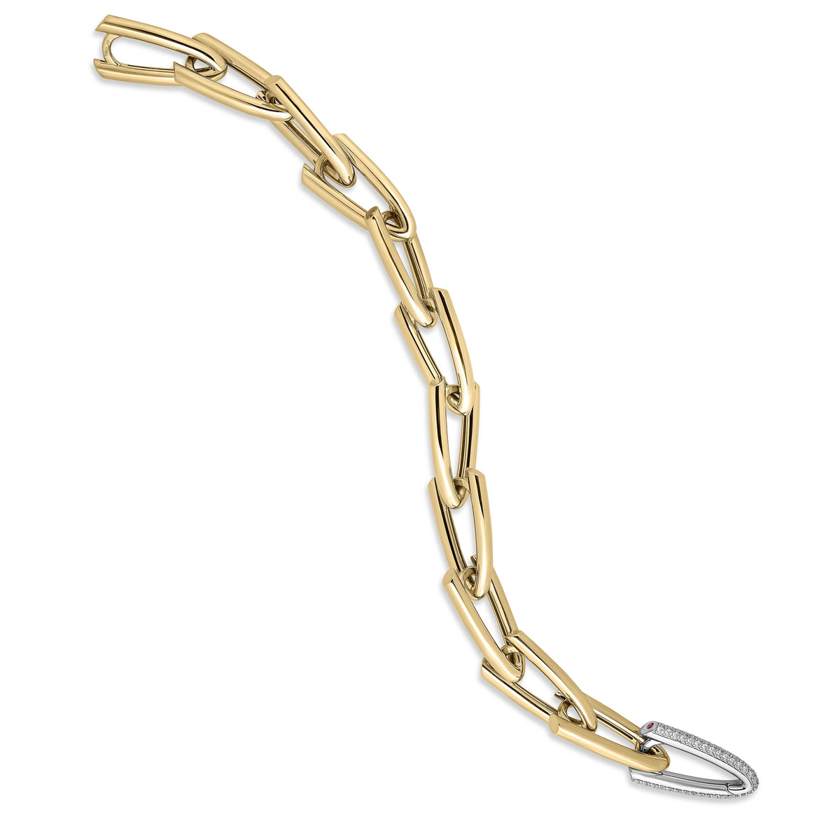 Roberto Coin 18k Diamond Chain Link Bracelet
