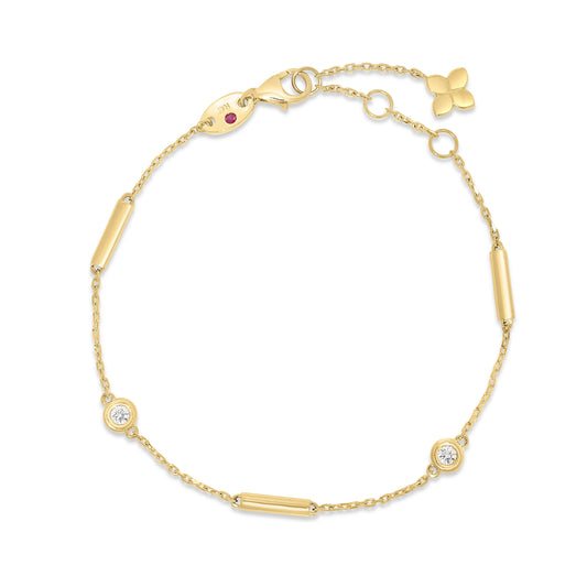 Roberto Coin 18k Diamond By The Inch Bracelet