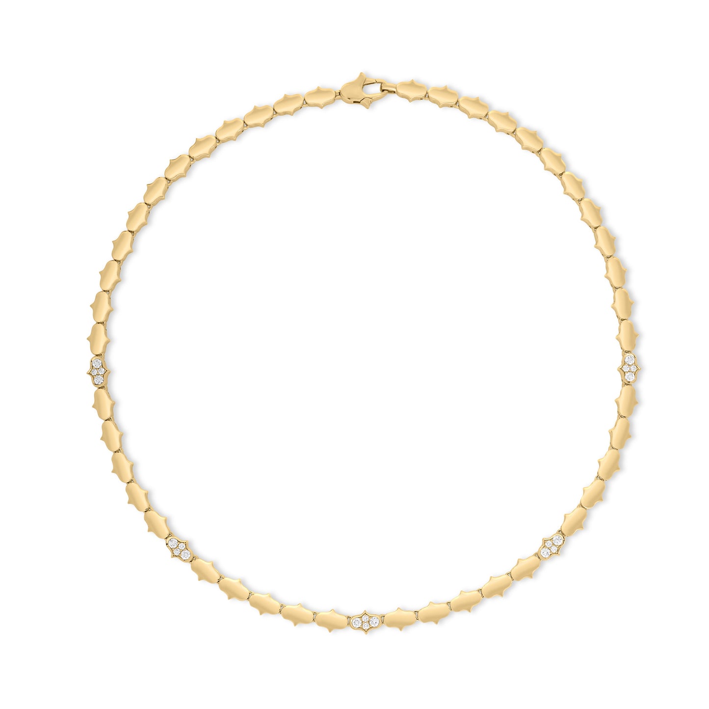 Roberto Coin 18k Diamond Cobra Necklace