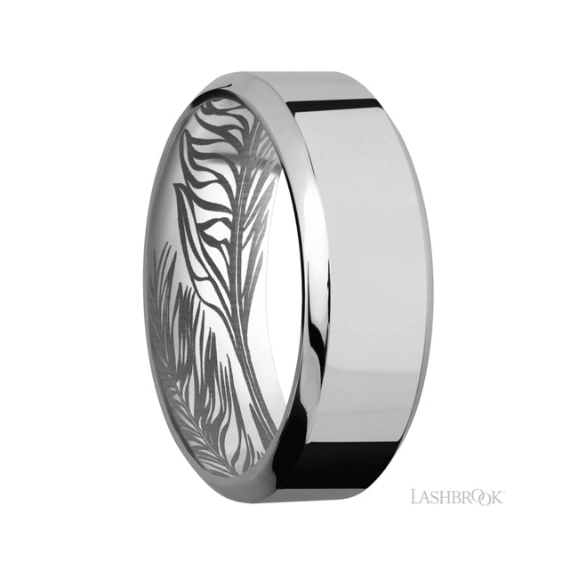 Lashbrook High Bevel Titanium Band