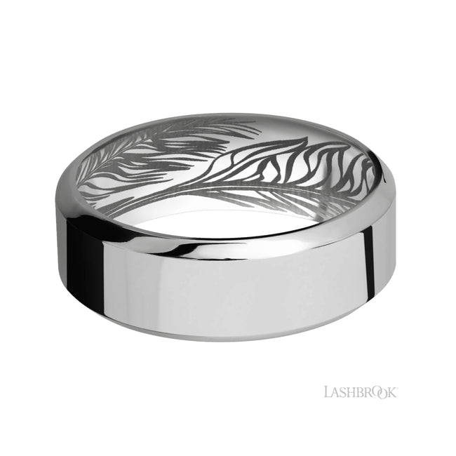 Lashbrook High Bevel Titanium Band