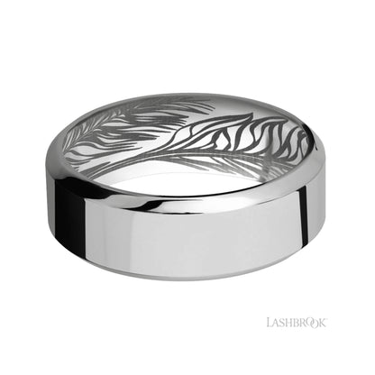 Lashbrook High Bevel Titanium Band