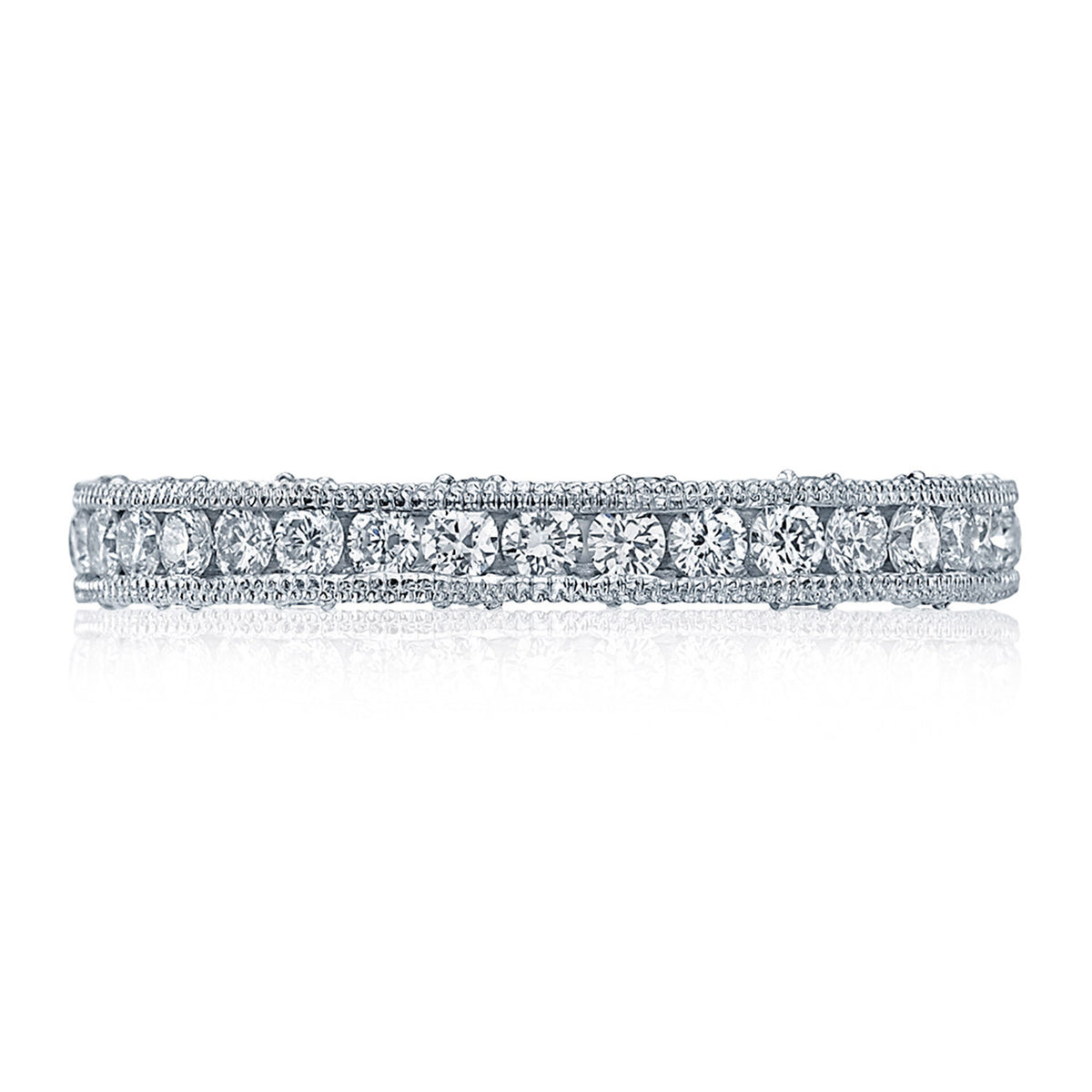 Tacori Platinum Channel Set Wedding Band