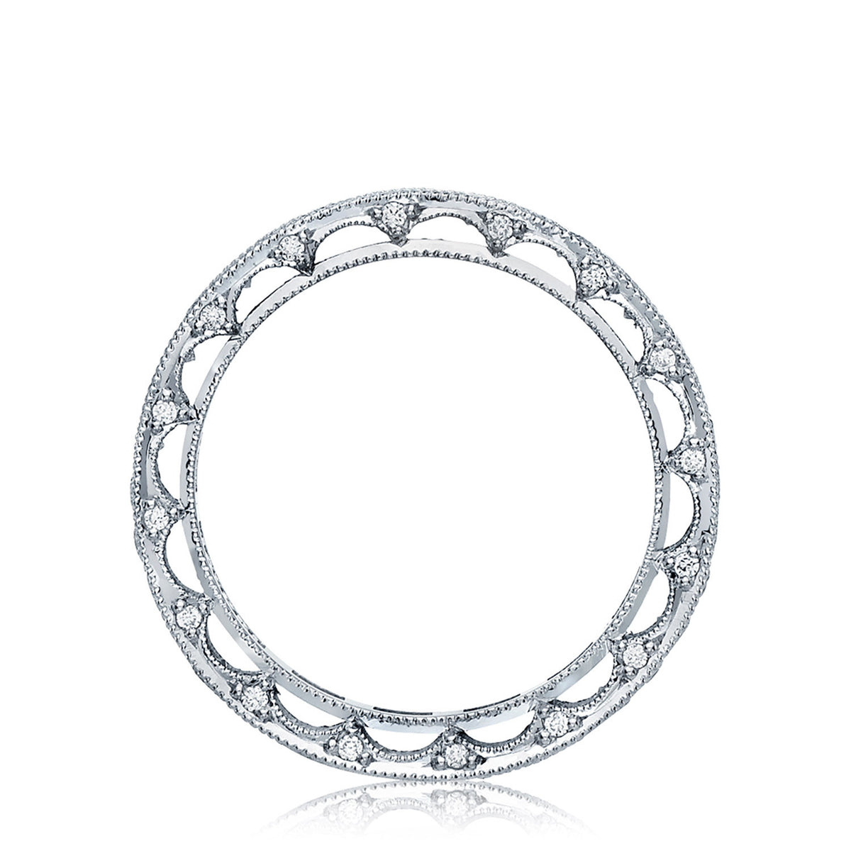 Tacori Platinum Channel Set Wedding Band