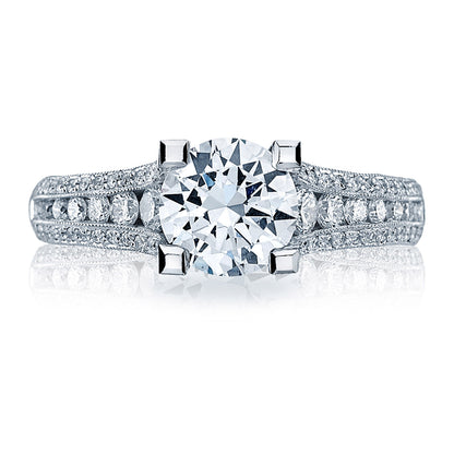 Tacori Platinum Round Solitaire Engagement Ring