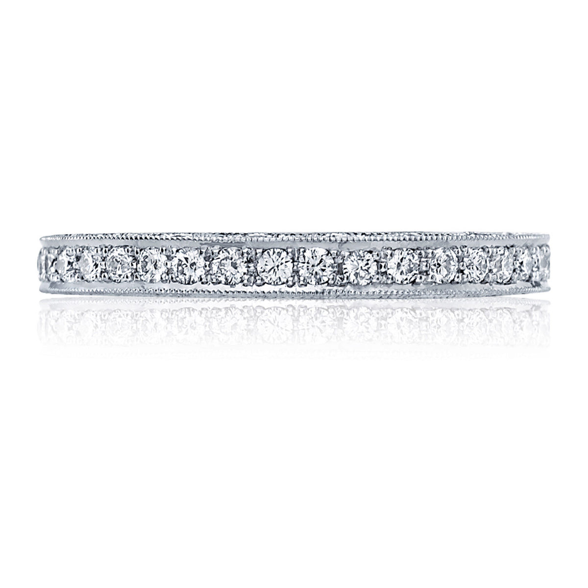 Tacori Platinum Pavé Diamond Wedding Band