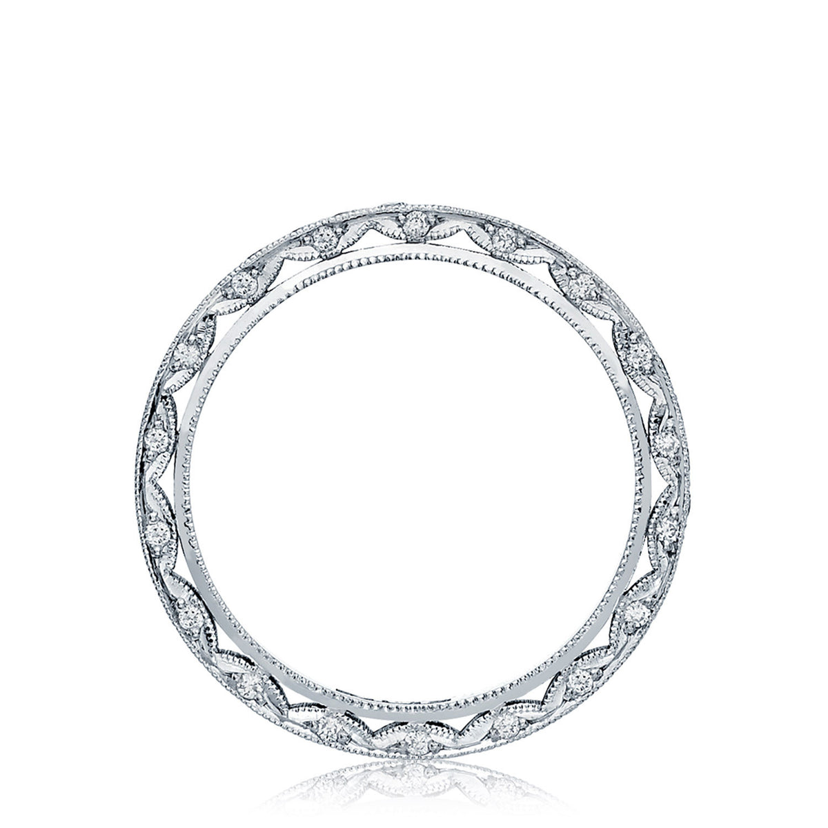 Tacori Platinum Pavé Diamond Wedding Band