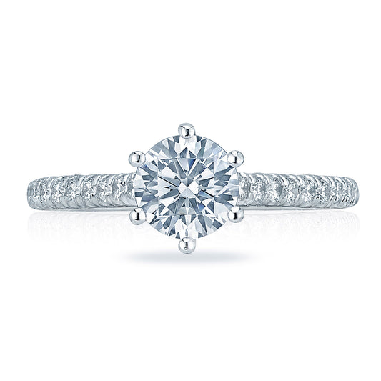 Tacori Platinum Round Solitaire Engagement Ring
