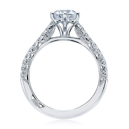 Tacori Platinum Round Solitaire Engagement Ring