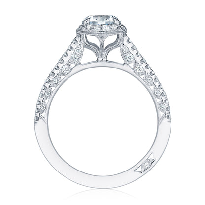 Tacori Platinum Round Bloom Engagement Ring