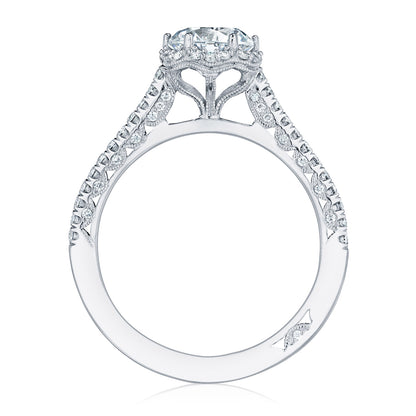 Tacori Platinum Round Bloom Engagement Ring