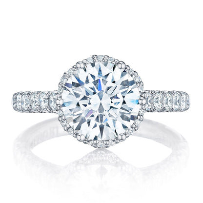Tacori Platinum Round Bloom Engagement Ring