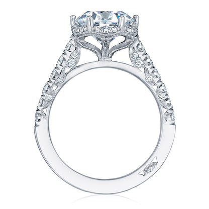 Tacori Platinum Round Bloom Engagement Ring