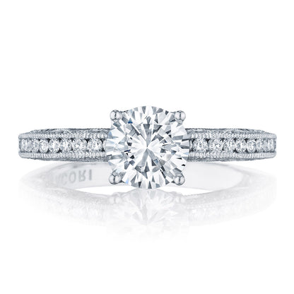 Tacori 18K White Gold Round Solitaire Engagement Ring