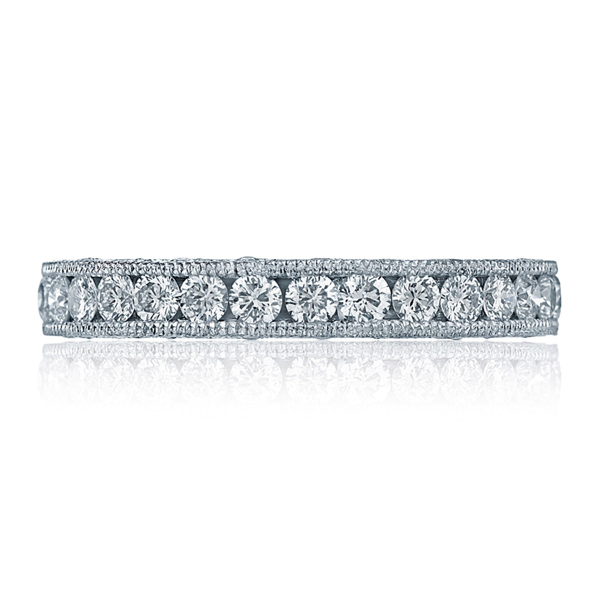 Tacori Platinum Channel Set Wedding Band