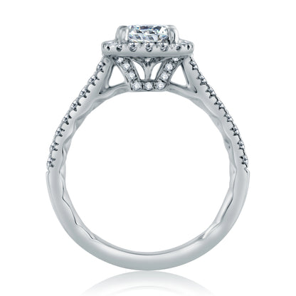 Diamond Engagement Ring with Quilts® Interior
