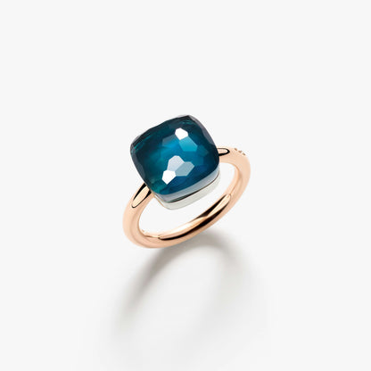 Pomellato Nudo Maxi London Blue Topaz Ring