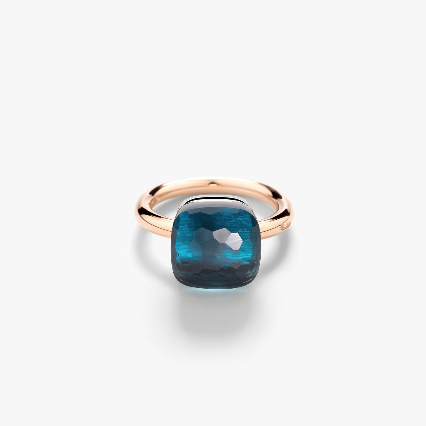 Pomellato Nudo Maxi London Blue Topaz Ring