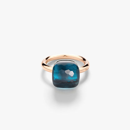 Pomellato Nudo Maxi London Blue Topaz Ring