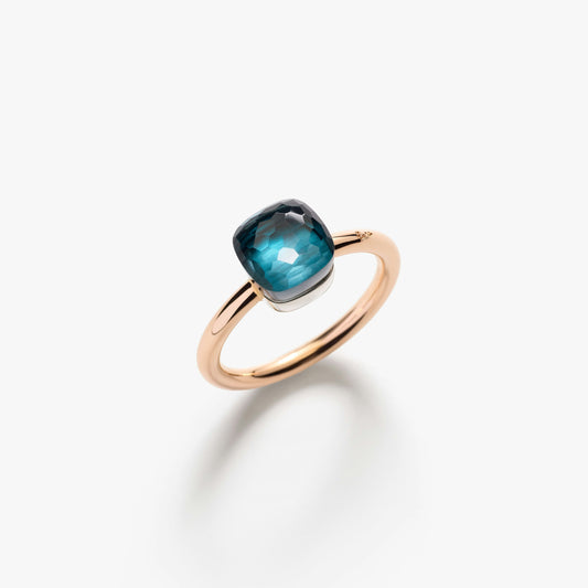 Pomellato Nudo Petite London Blue Topaz Ring