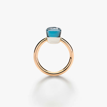 Pomellato Nudo Petite London Blue Topaz Ring