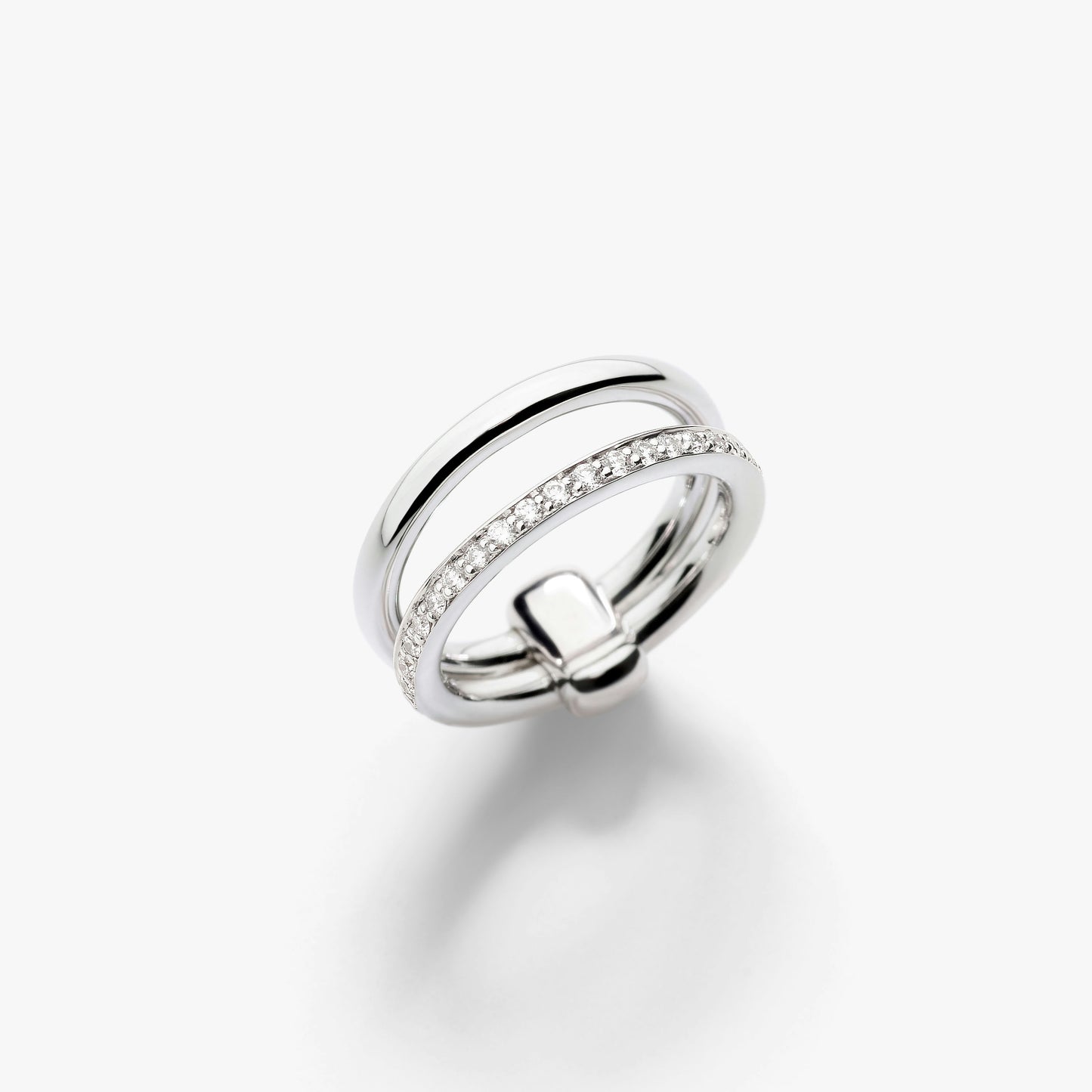 Pomellato 2 Rows Iconica Diamond Ring
