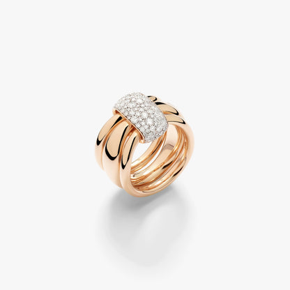Pomellato Together Ring With White Diamonds