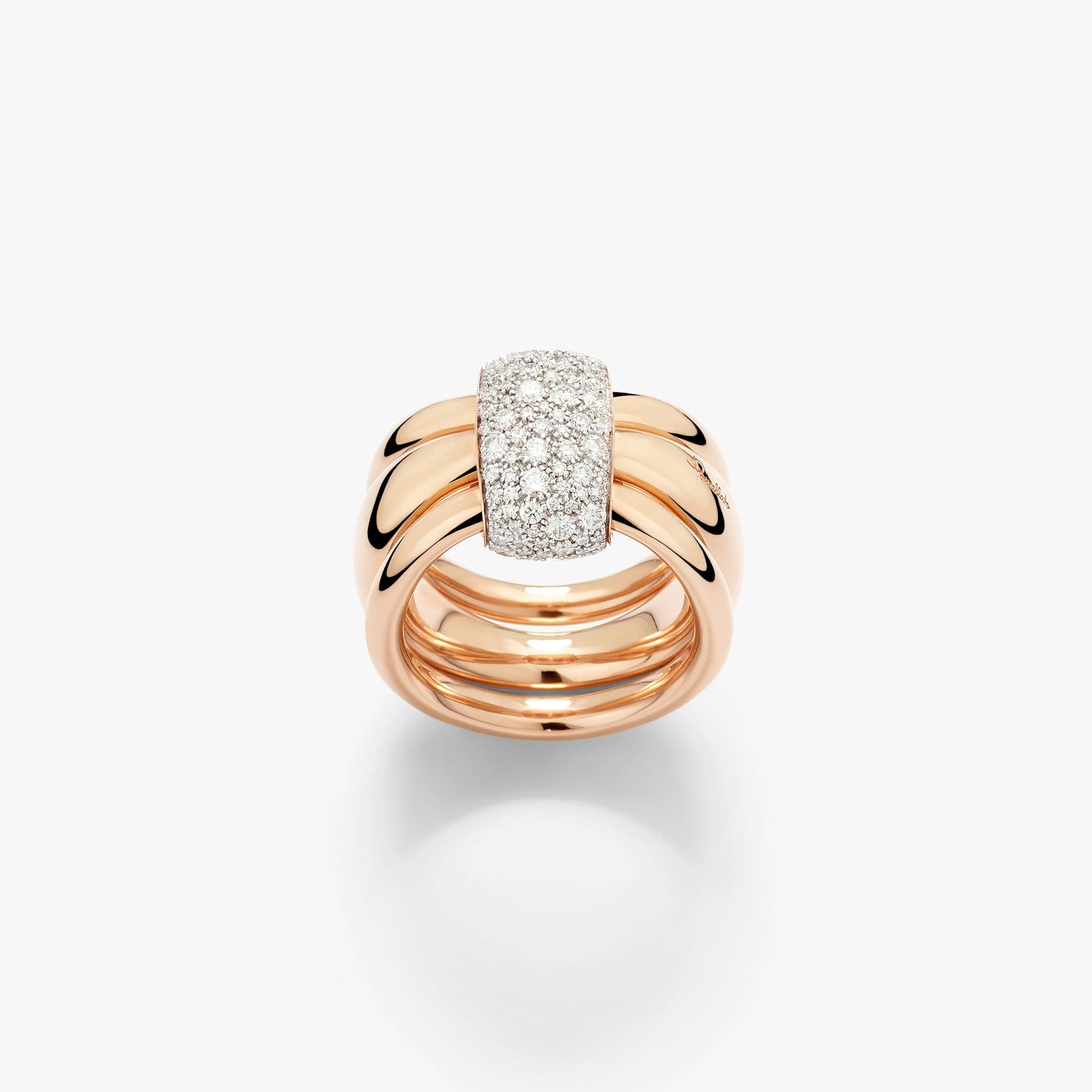 Pomellato Together Ring With White Diamonds