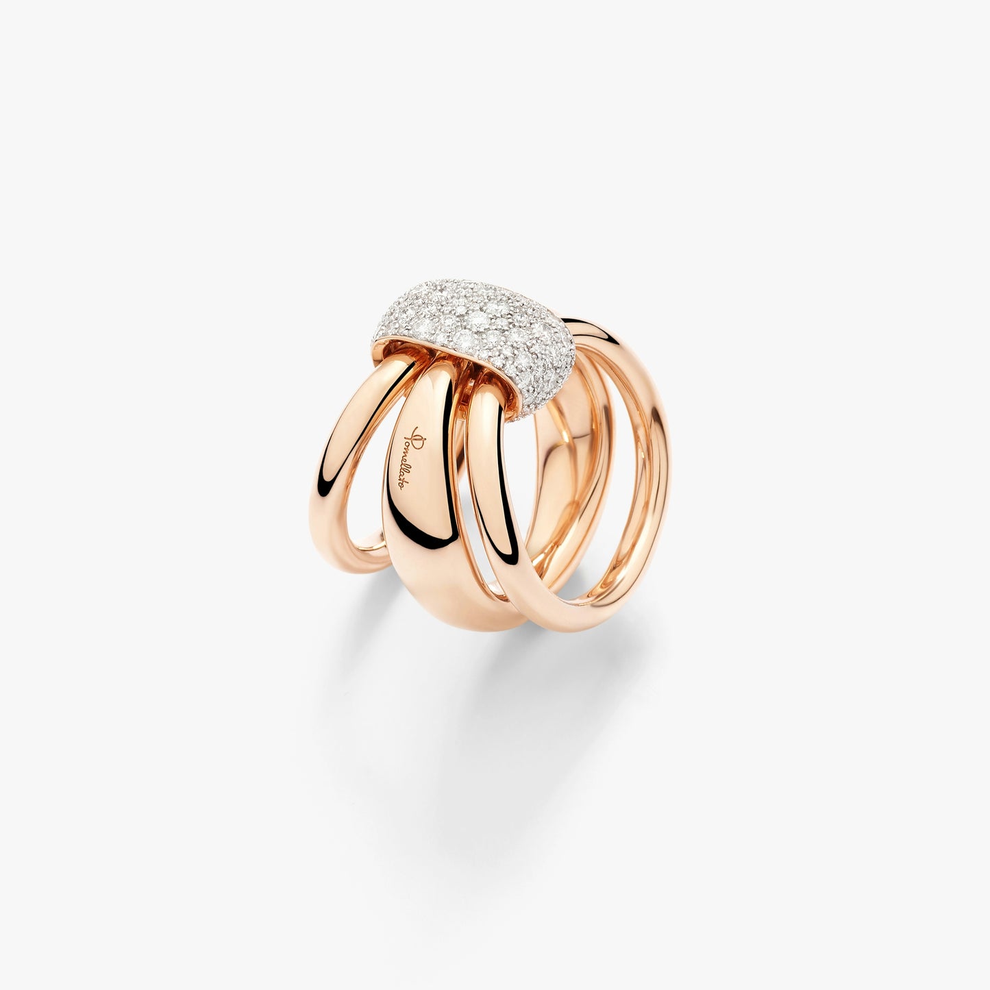 Pomellato Together Ring With White Diamonds