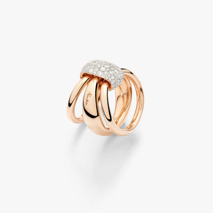 Pomellato Together Ring With White Diamonds