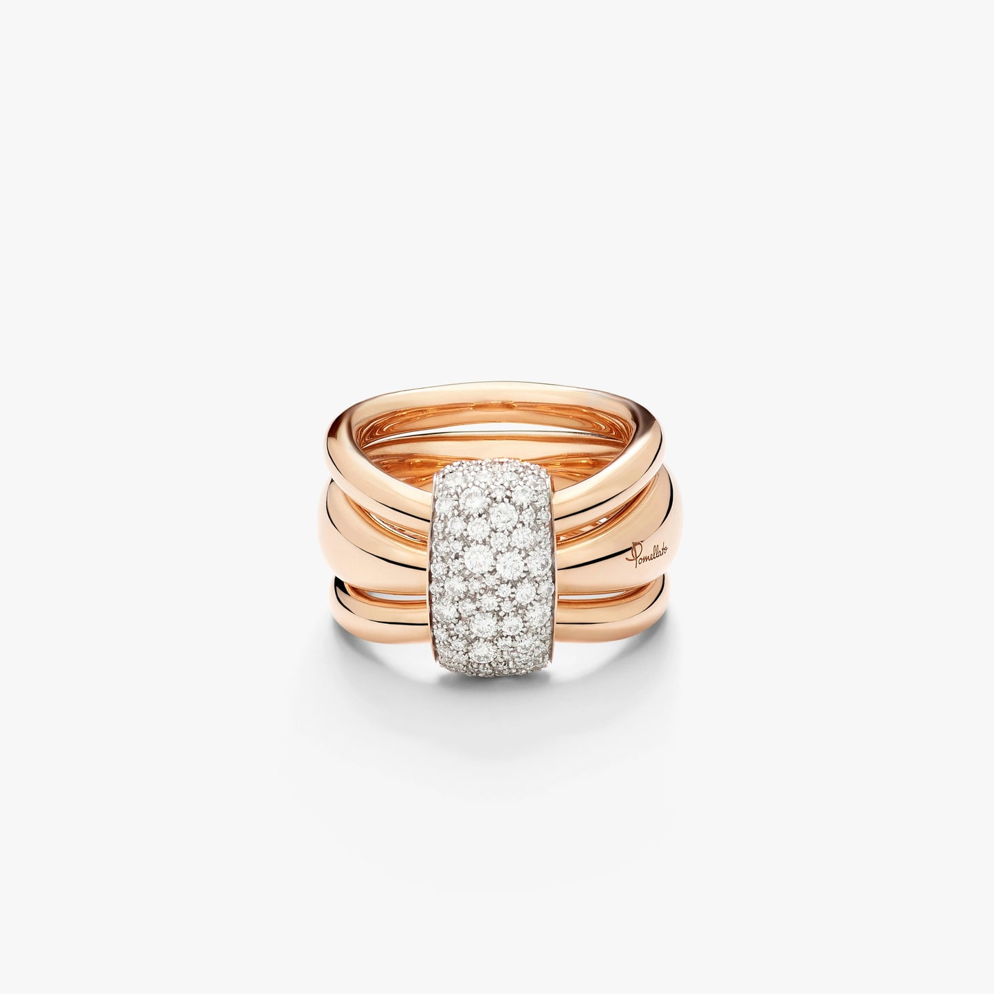 Pomellato Together Ring With White Diamonds
