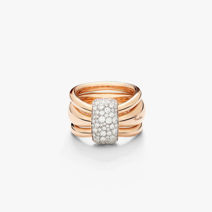 Pomellato Together Ring With White Diamonds