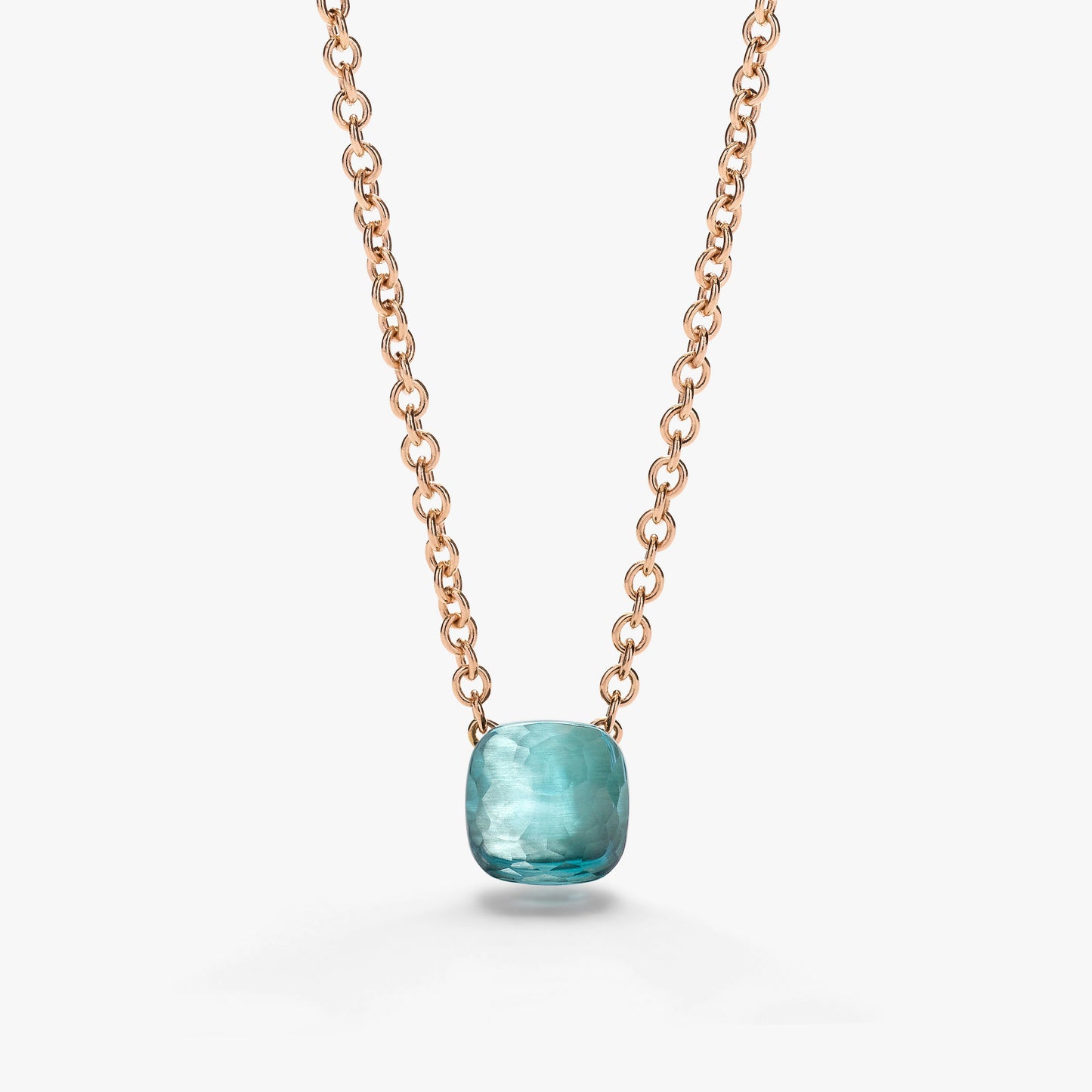 Pomellato Sky Blue Topaz Nudo Pendant Necklace