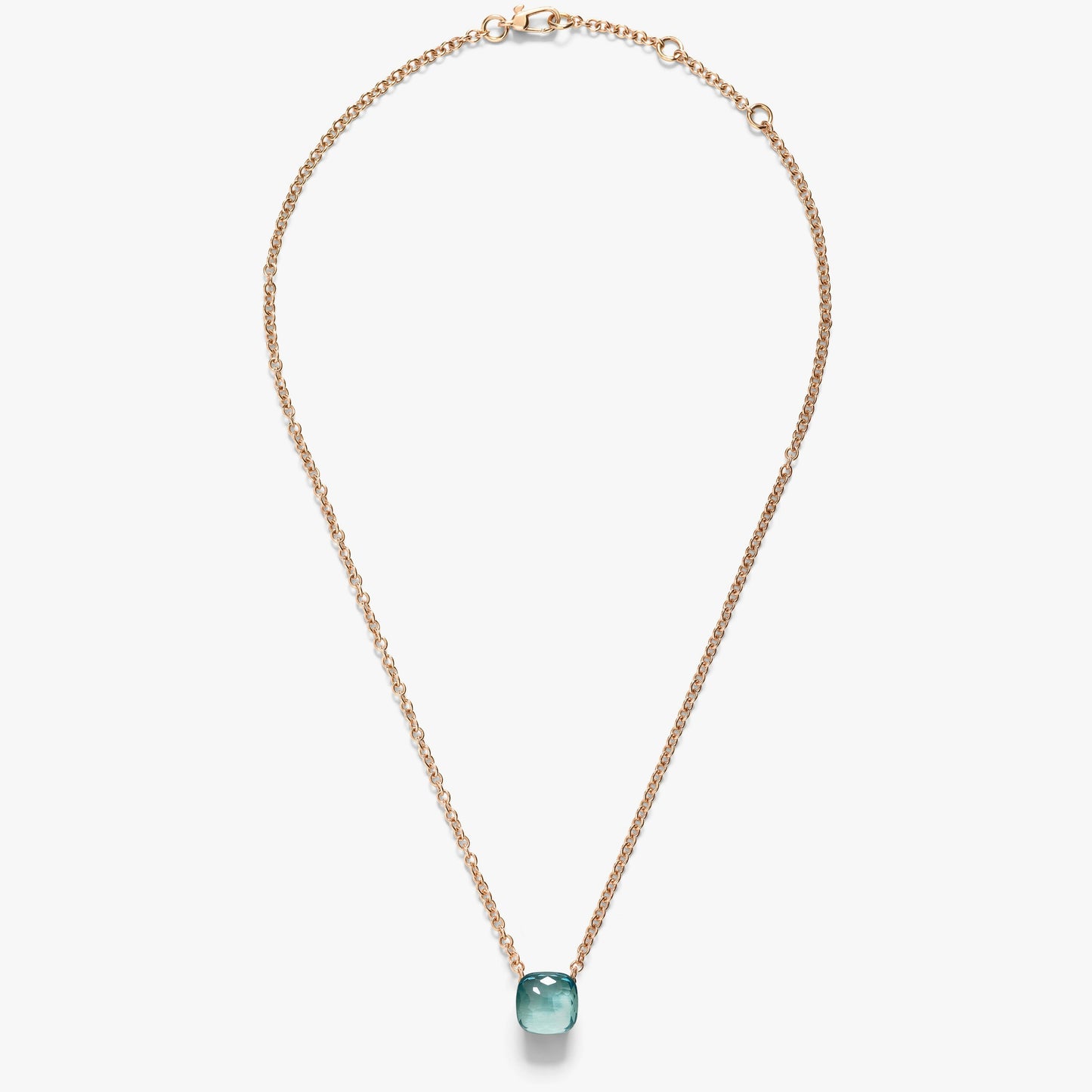 Pomellato Sky Blue Topaz Nudo Pendant Necklace
