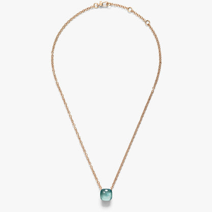 Pomellato Sky Blue Topaz Nudo Pendant Necklace