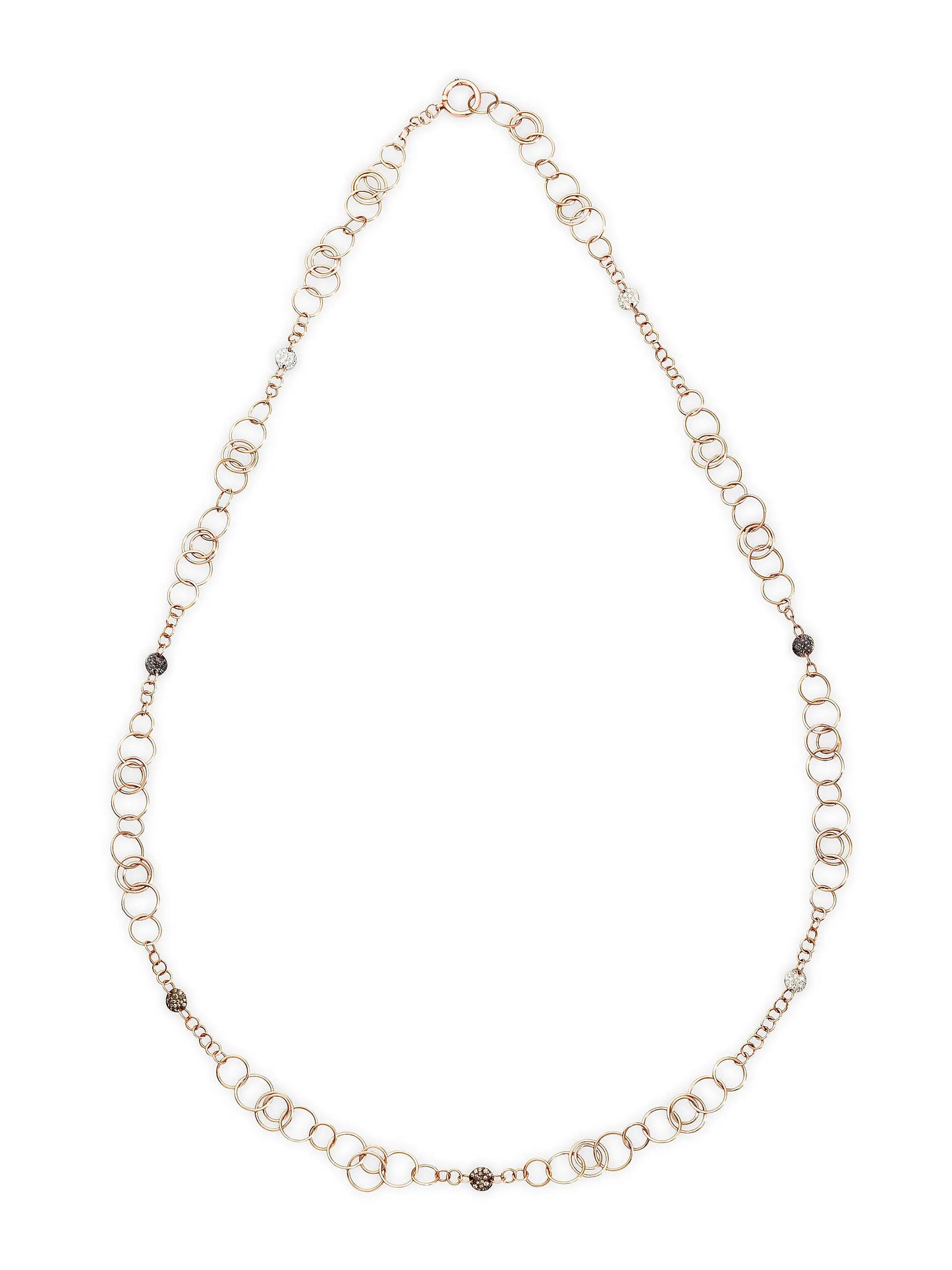 Pomellato Black/Brown/White Diamond Sabbia Necklace