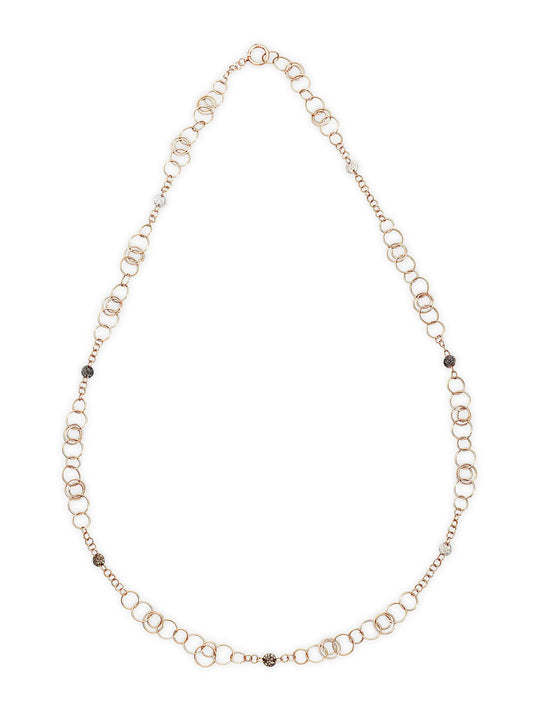 Pomellato Black/Brown/White Diamond Sabbia Necklace