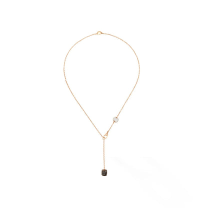 Pomellato Black/Brown/White Diamond Sabbia Necklace