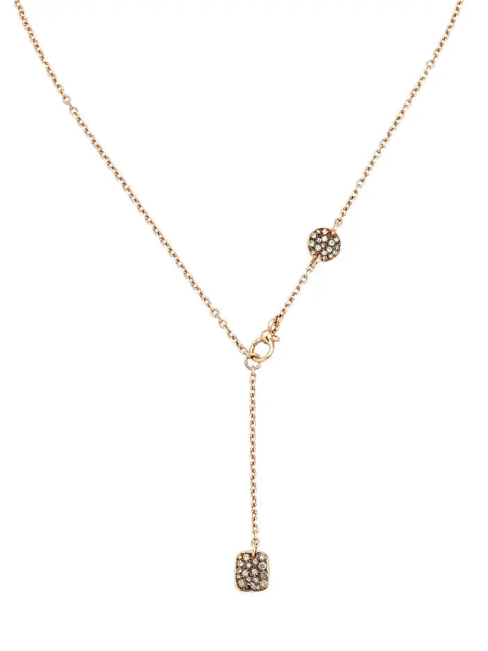 Pomellato Black/Brown/White Diamond Sabbia Necklace