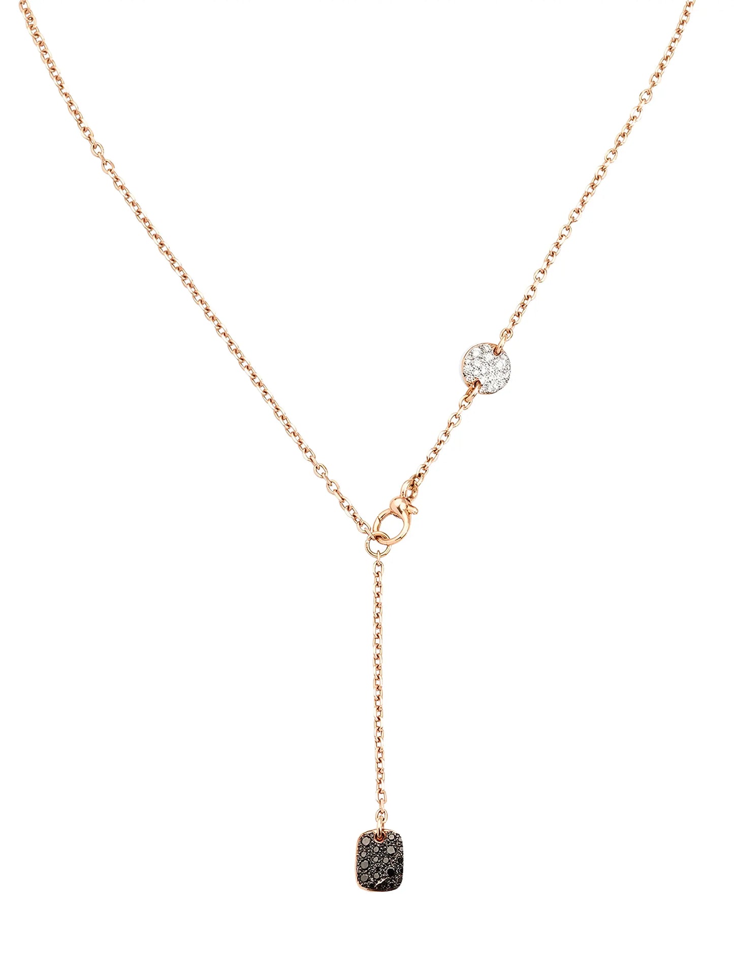 Pomellato Black/Brown/White Diamond Sabbia Necklace