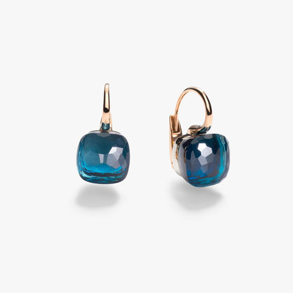 Pomellato Nudo Drop Blue London Topaz Earrings