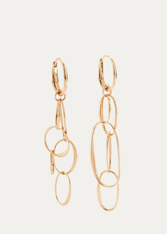 Pomellato Chain Link Earrings With Lever Backs